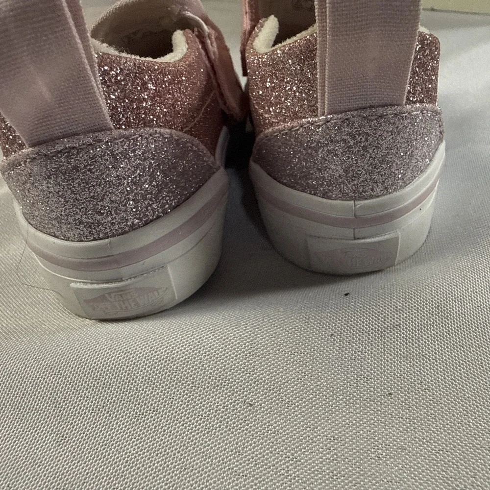 Vans Toddler Pink Slip On Girls Shoes Size 5.5